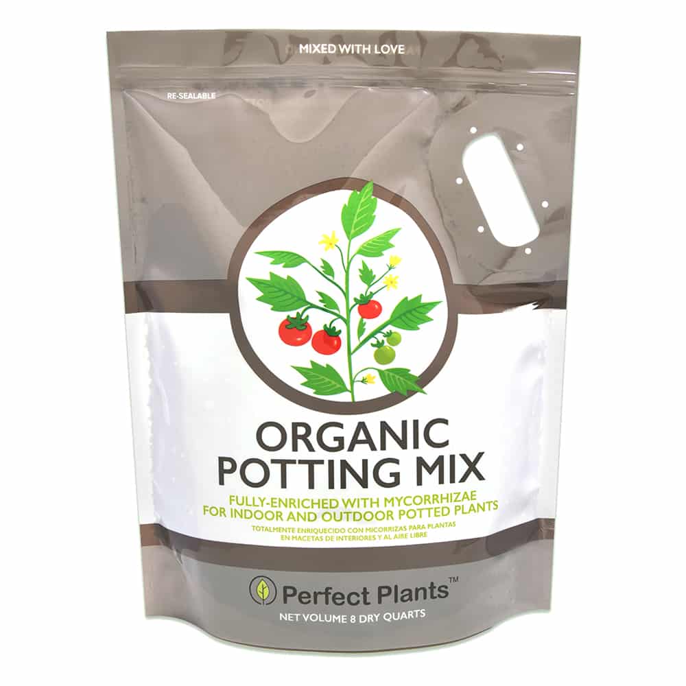 organic potted plants Organic Potting Mix - 8 Quarts