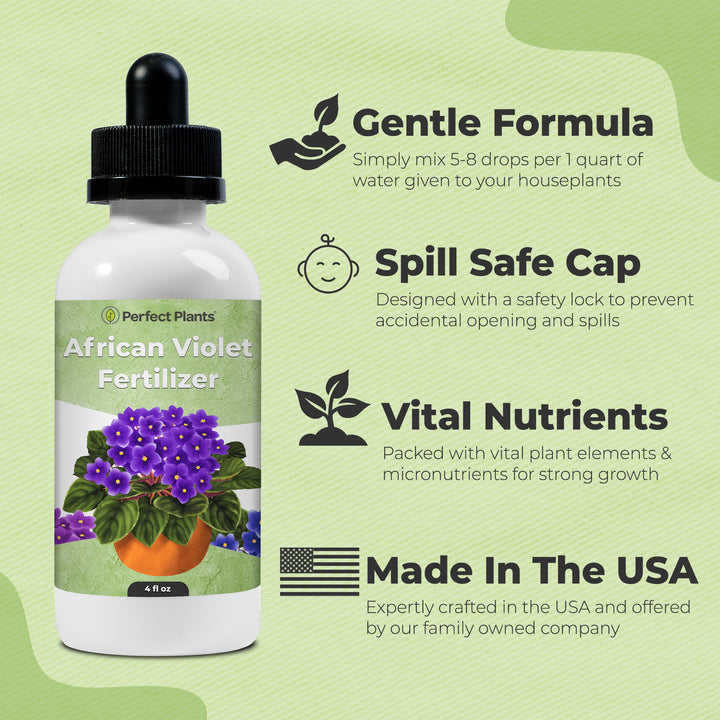 you plant 30 african violet seeds African Violet Fertilizer - 4 fl oz