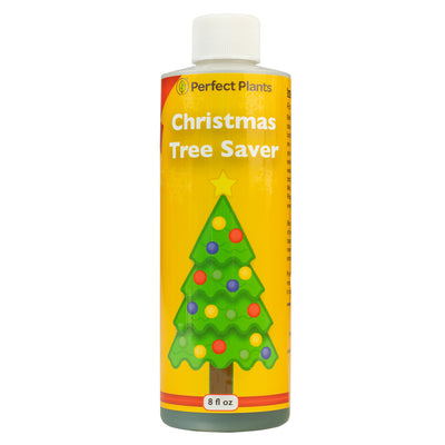 christmas tree saver extends the life and color of pre cut Christmas trees