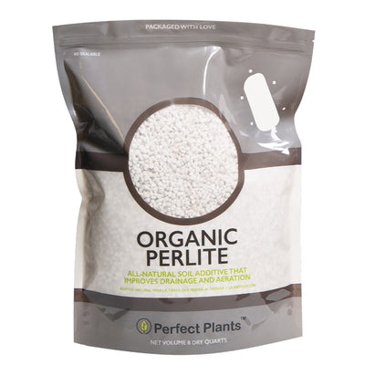 Organic Perlite in heavy duty resealable bag premium soil amendment